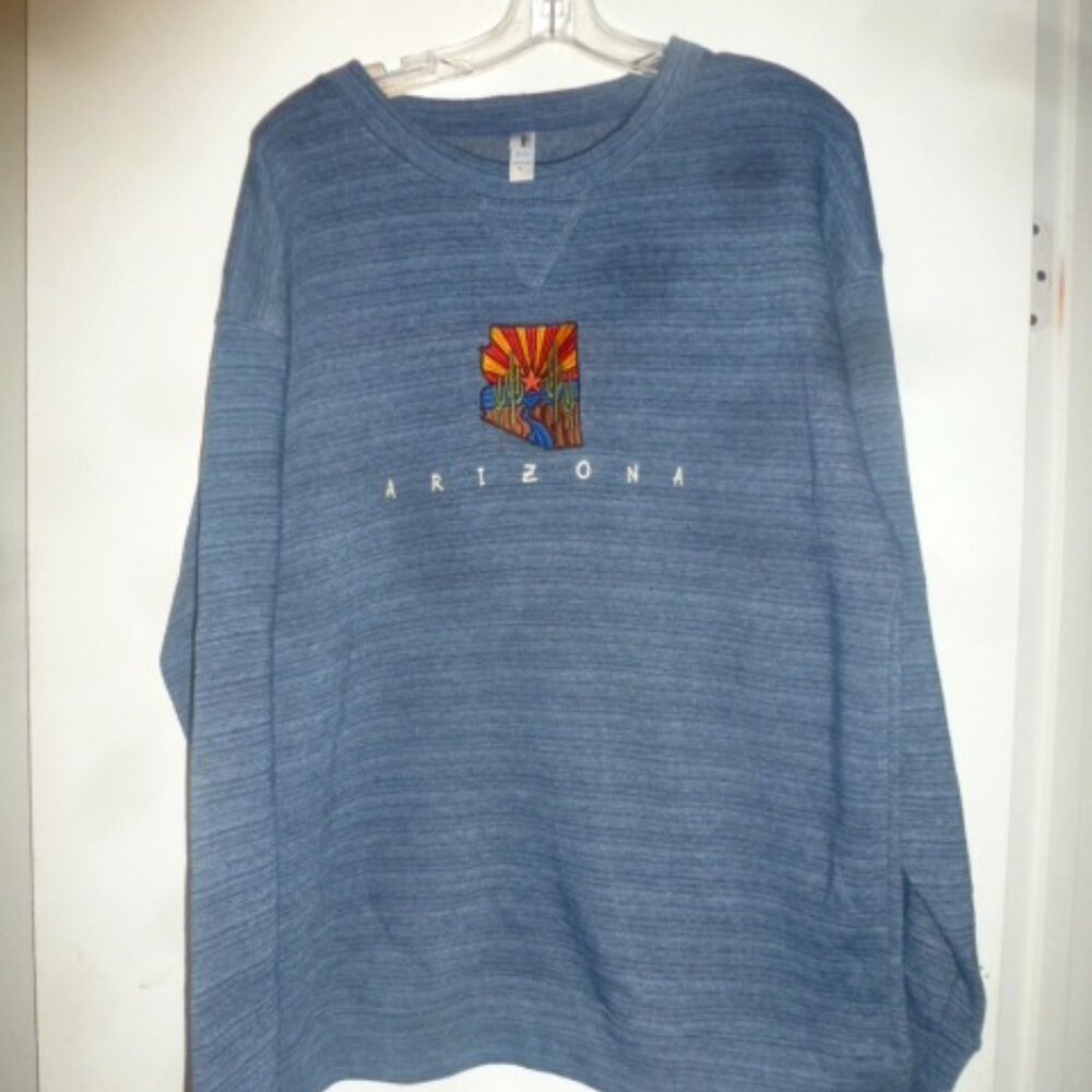 Angderson Arizona Crewneck Sweatshirt  Size L Baggy Cozy Comfy